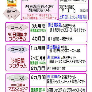 体質改善プログラム